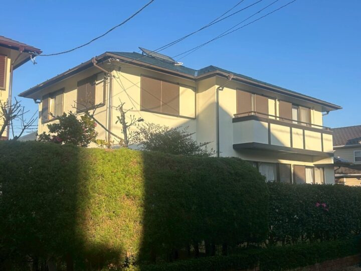 日高市横手｜外壁塗装|屋根塗装｜M様邸｜エクリュ・エバーグリーン仕上げ