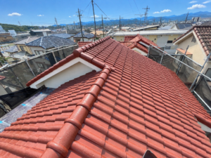毛呂山町若山｜屋根塗装｜屋根リフォーム|屋根補修|M様邸｜スーパーシャネツサーモSiチョコレート仕上げ